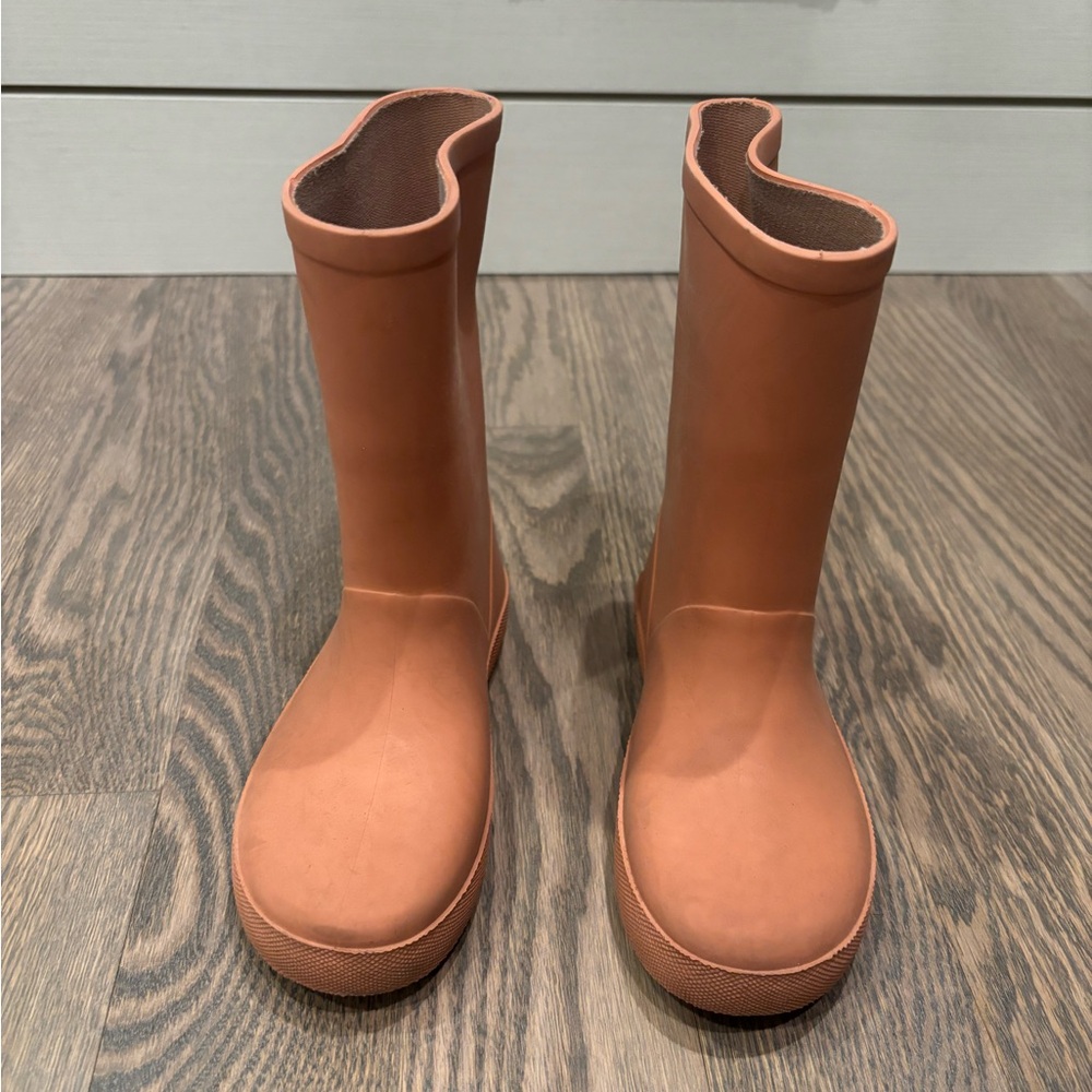 Zara Kids Pale Pink Rubber Boots